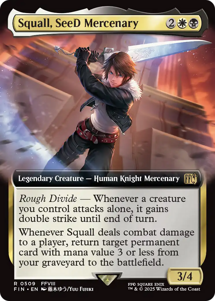 Squall, SeeD Mercenary (Extended Art) [FINAL FANTASY] | Gear Gaming Bentonville