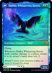 Alrund, God of the Cosmos // Hakka, Whispering Raven [Kaldheim Prerelease Promos] | Gear Gaming Bentonville