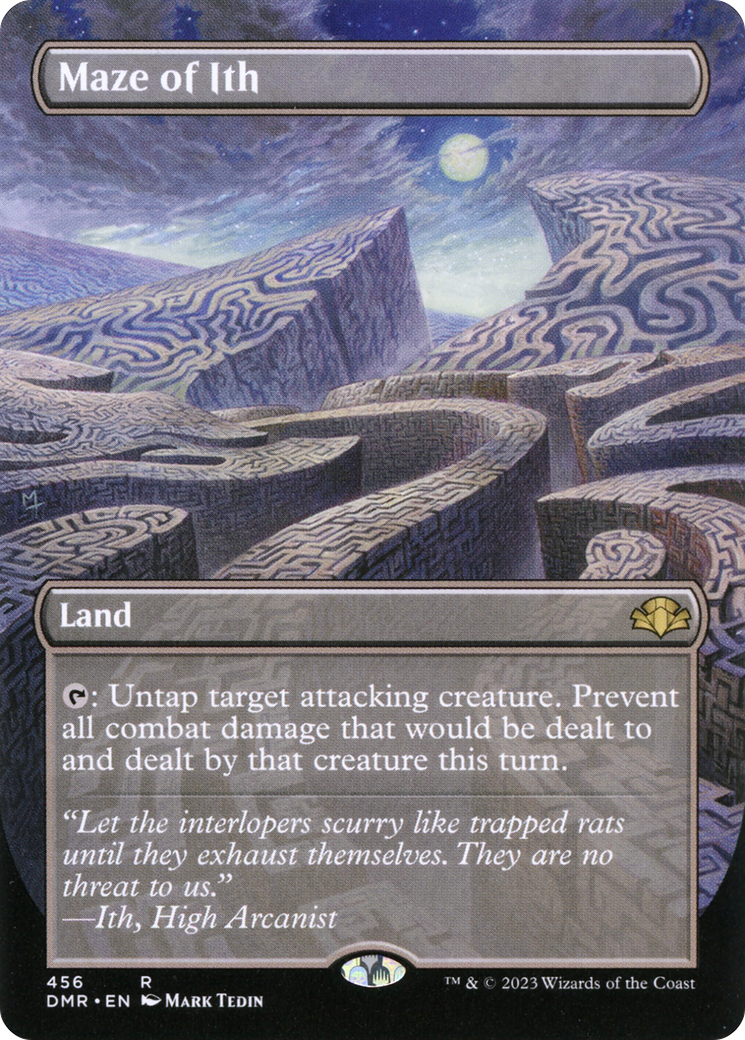 Maze of Ith (Borderless Alternate Art) [Dominaria Remastered] | Gear Gaming Bentonville