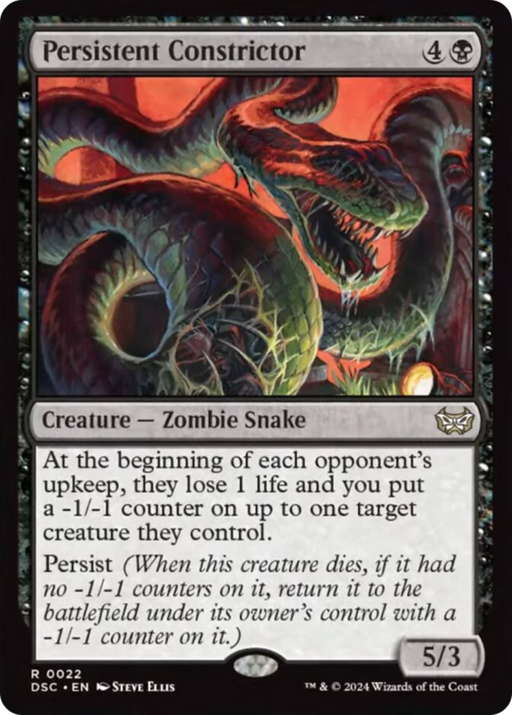 Persistent Constrictor [Duskmourn: House of Horror Commander] | Gear Gaming Bentonville