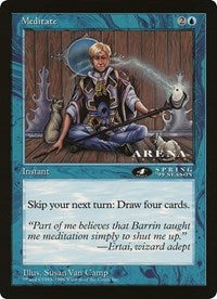 Meditate (4th Place) (Oversized) [Oversize Cards] | Gear Gaming Bentonville
