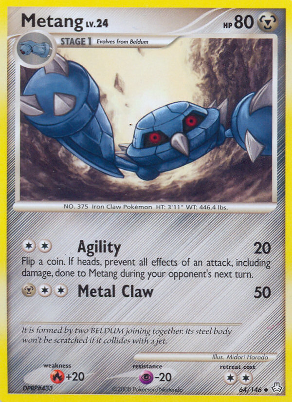 Metang (64/146) [Diamond & Pearl: Legends Awakened] | Gear Gaming Bentonville