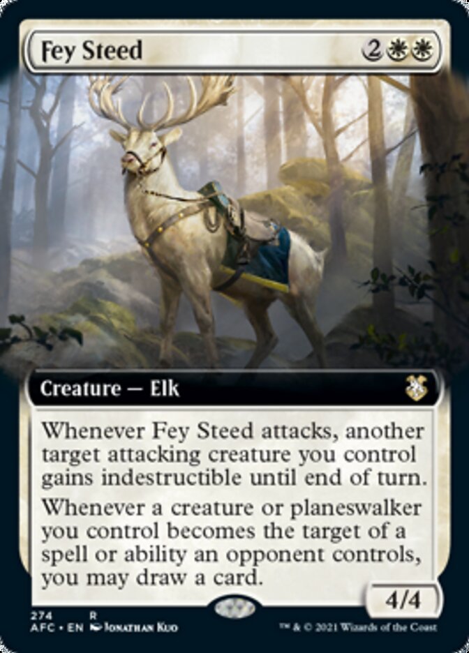 Fey Steed (Extended Art) [Dungeons & Dragons: Adventures in the Forgotten Realms Commander] | Gear Gaming Bentonville