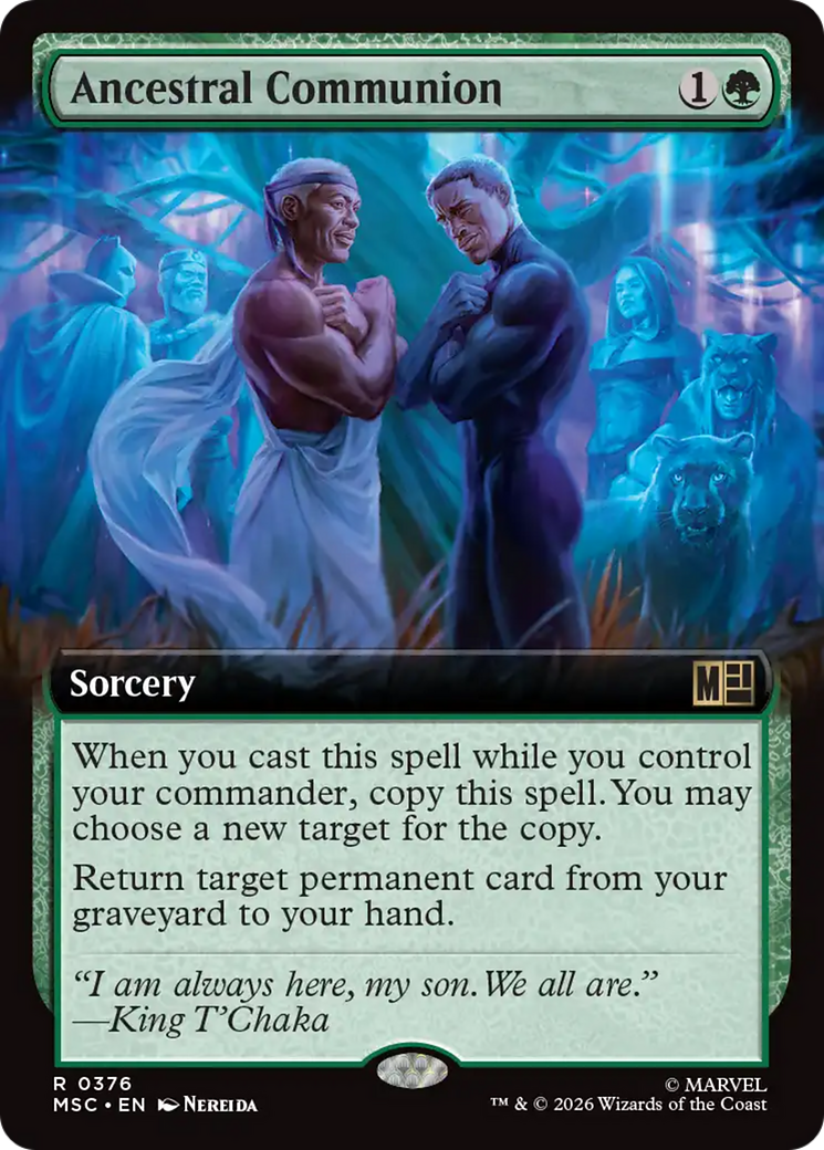 Ancestral Communion (Extended Art) [Marvel Super Heroes Commander] | Gear Gaming Bentonville