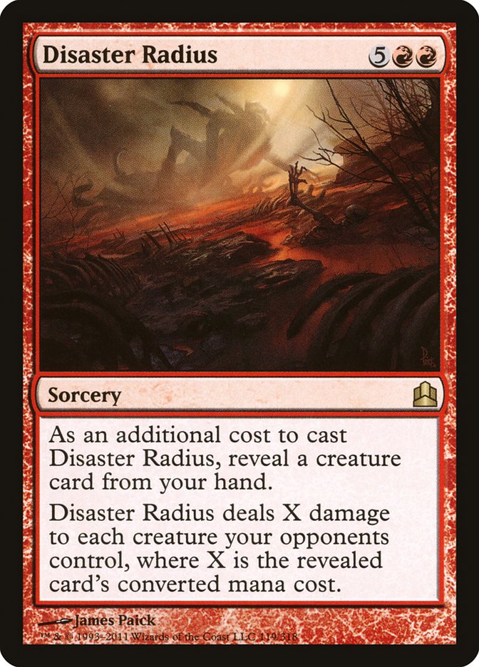 Disaster Radius [Commander 2011] | Gear Gaming Bentonville