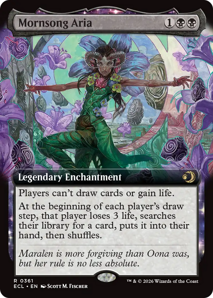 Mornsong Aria (Extended Art) [Lorwyn Eclipsed] | Gear Gaming Bentonville