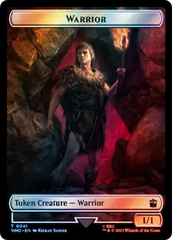 Warrior // Treasure (0061) Double-Sided Token (Surge Foil) [Doctor Who Tokens] | Gear Gaming Bentonville