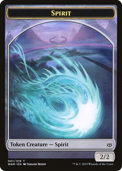 Dragon // Spirit Double-Sided Token [Challenger Decks 2020 Tokens] | Gear Gaming Bentonville