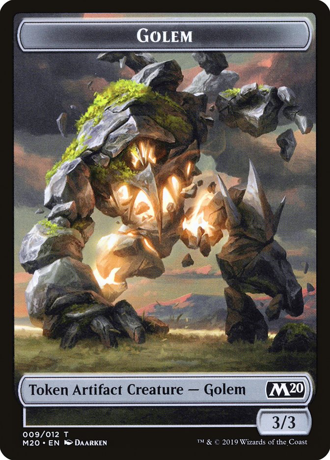 Golem Token [Core Set 2020 Tokens] | Gear Gaming Bentonville