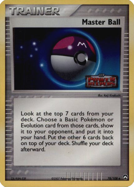Master Ball (78/108) (Stamped) [EX: Power Keepers] | Gear Gaming Bentonville