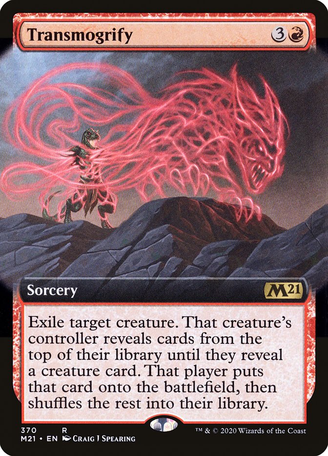 Transmogrify (Extended Art) [Core Set 2021] | Gear Gaming Bentonville