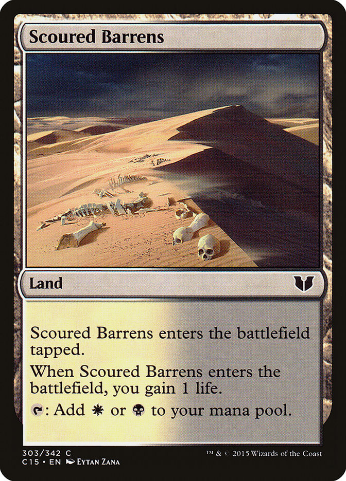 Scoured Barrens [Commander 2015] | Gear Gaming Bentonville