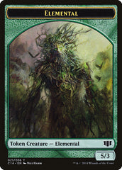Elemental // Beast (019/036) Double-Sided Token [Commander 2014 Tokens] | Gear Gaming Bentonville