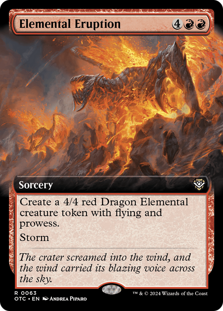 Elemental Eruption (Extended Art) [Outlaws of Thunder Junction Commander] | Gear Gaming Bentonville