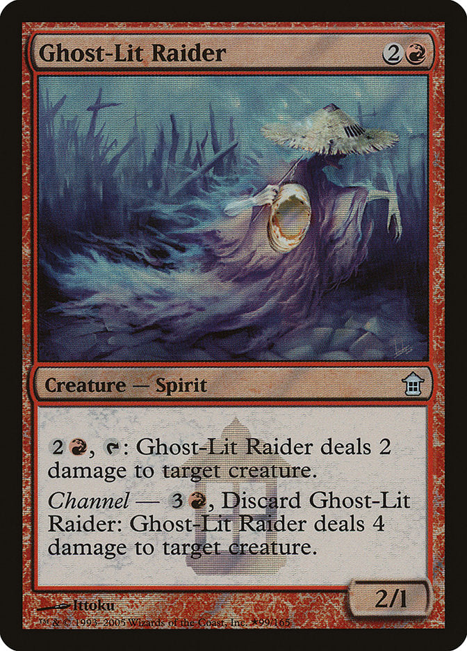Ghost-Lit Raider [Saviors of Kamigawa Promos] | Gear Gaming Bentonville
