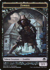 Zombie // Zombie Double-Sided Token [Eldritch Moon Prerelease Promos] | Gear Gaming Bentonville