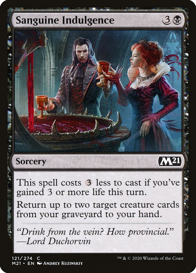 Sanguine Indulgence [Core Set 2021] | Gear Gaming Bentonville