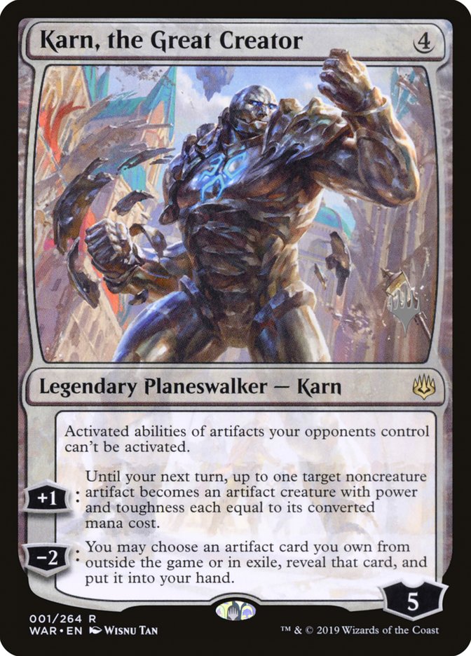 Karn, the Great Creator (Promo Pack) [War of the Spark Promos] | Gear Gaming Bentonville