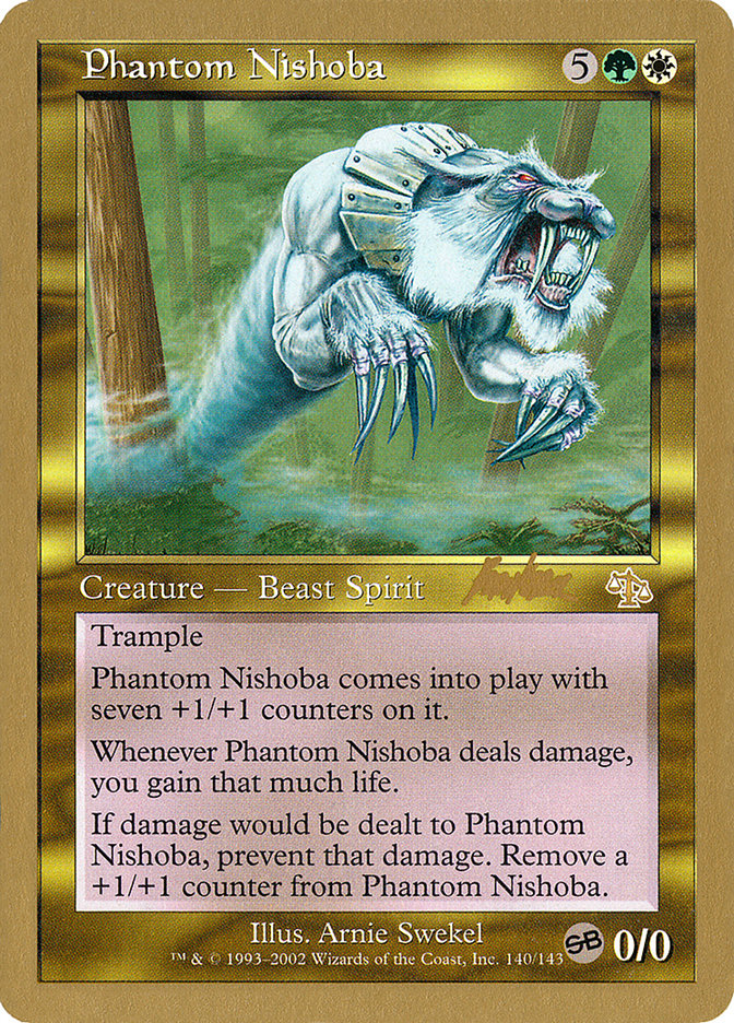 Phantom Nishoba (Brian Kibler) (SB) [World Championship Decks 2002] | Gear Gaming Bentonville