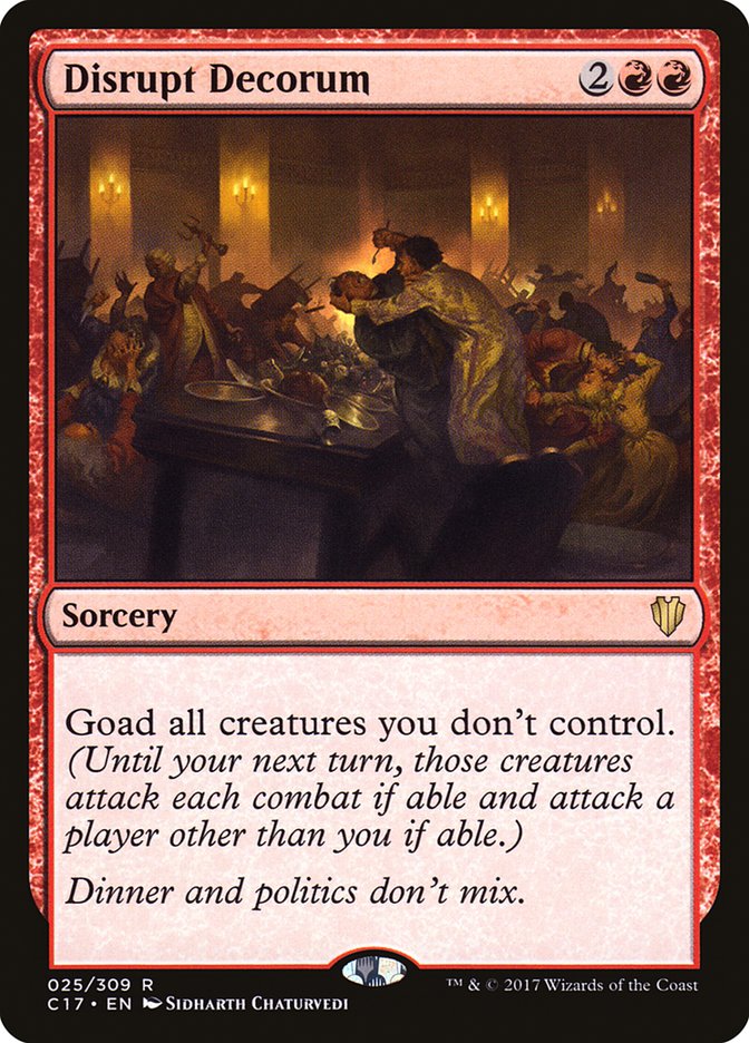 Disrupt Decorum [Commander 2017] | Gear Gaming Bentonville
