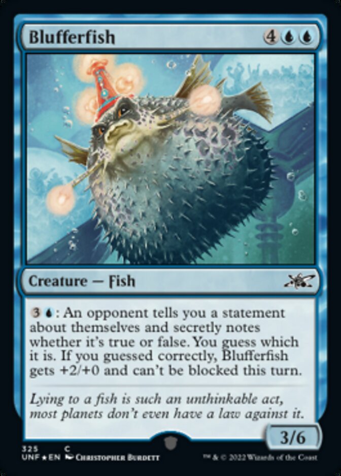 Blufferfish (Galaxy Foil) [Unfinity] | Gear Gaming Bentonville