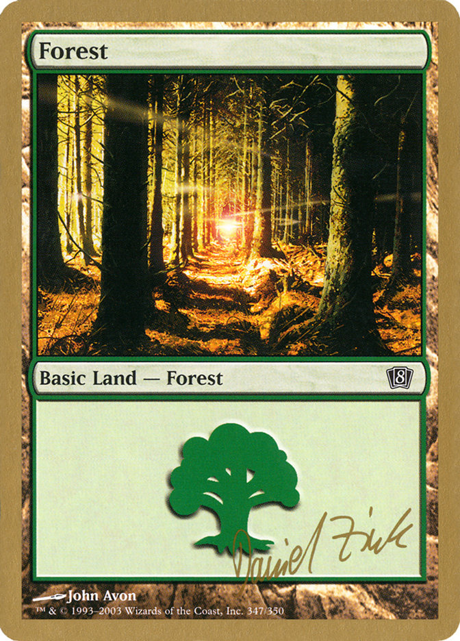 Forest (dz347) (Daniel Zink) [World Championship Decks 2003] | Gear Gaming Bentonville