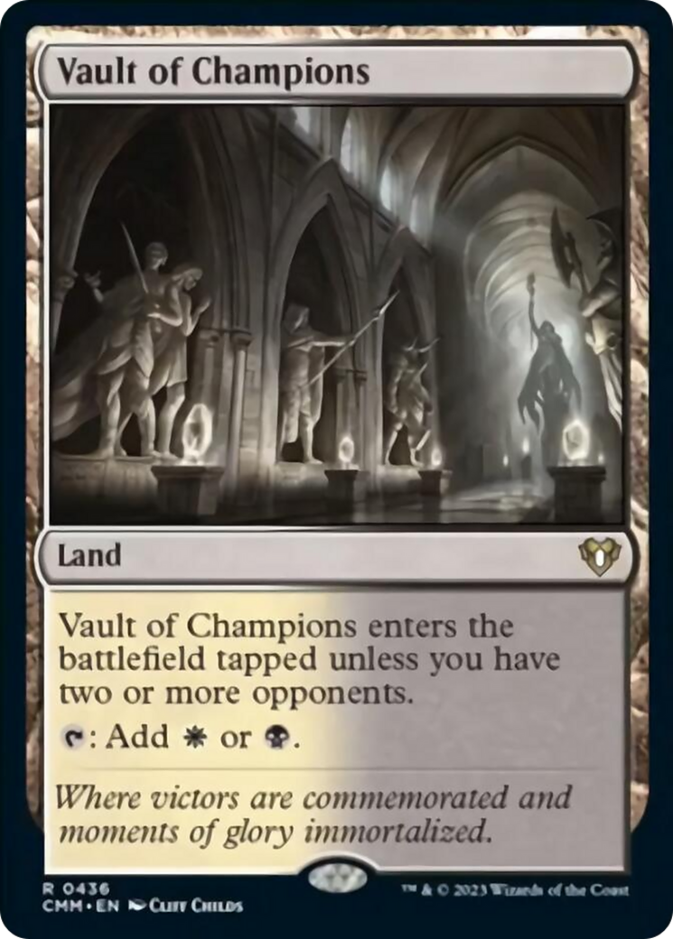 Vault of Champions [Commander Masters] | Gear Gaming Bentonville