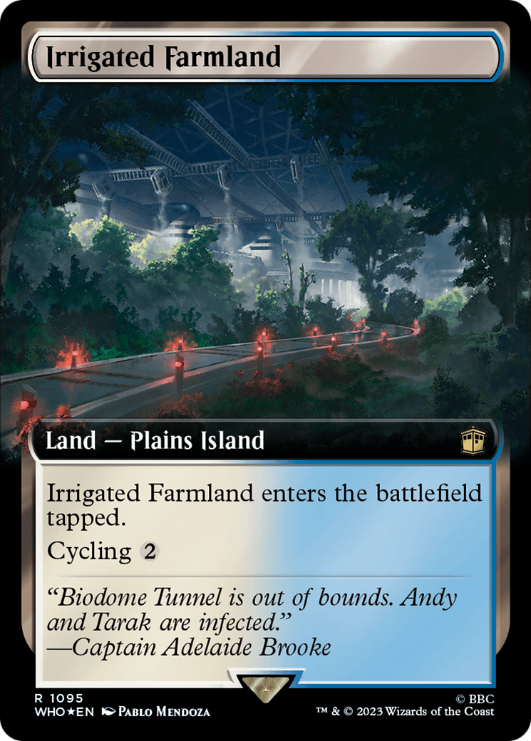 Irrigated Farmland (Extended Art) (Surge Foil) [Doctor Who] | Gear Gaming Bentonville