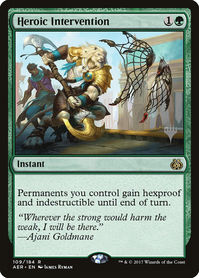 Heroic Intervention (Promo Pack) [Aether Revolt Promos] | Gear Gaming Bentonville