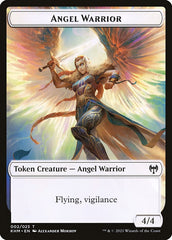 Human Warrior // Angel Warrior Double-Sided Token [Kaldheim Tokens] | Gear Gaming Bentonville