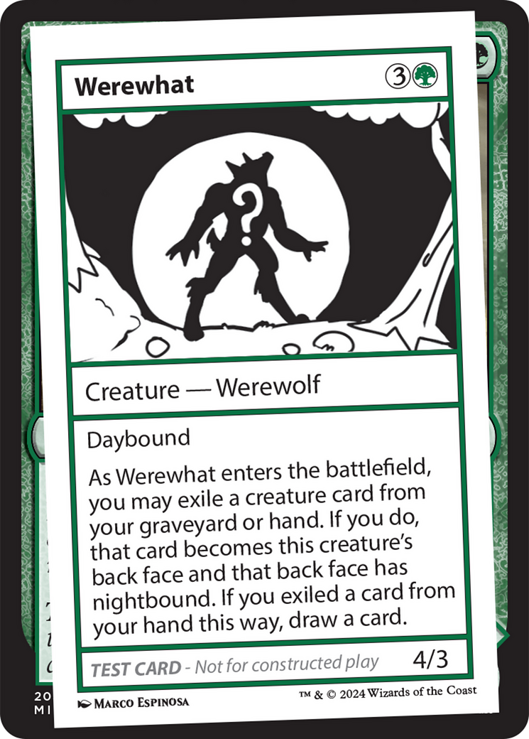 Werewhat [Mystery Booster 2 Playtest Cards] | Gear Gaming Bentonville