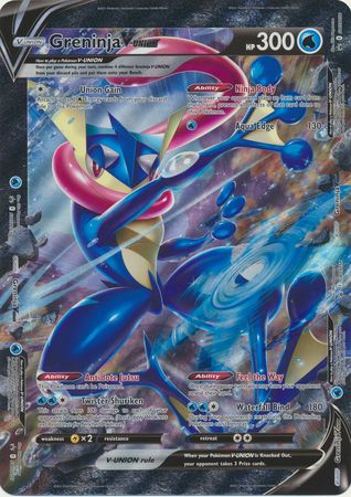 Greninja V-Union (Jumbo Card) [Sword & Shield: Black Star Promos] | Gear Gaming Bentonville