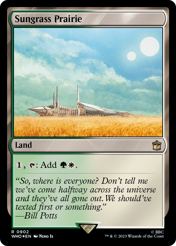 Sungrass Prairie (Surge Foil) [Doctor Who] | Gear Gaming Bentonville