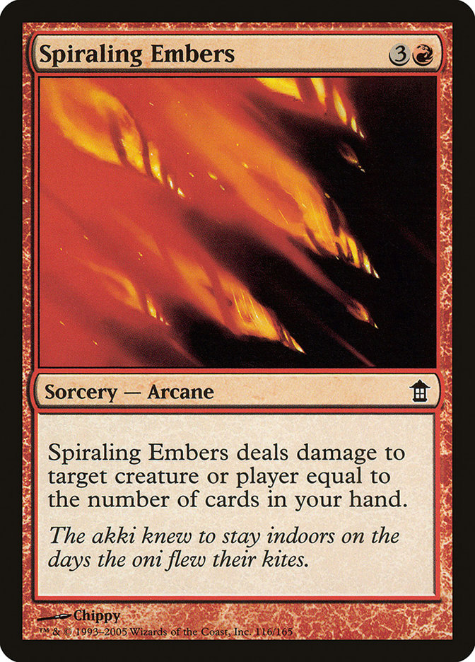 Spiraling Embers [Saviors of Kamigawa] | Gear Gaming Bentonville