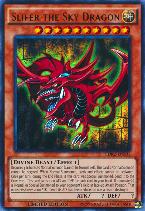 Slifer the Sky Dragon [LDK2-ENS01] Ultra Rare | Gear Gaming Bentonville