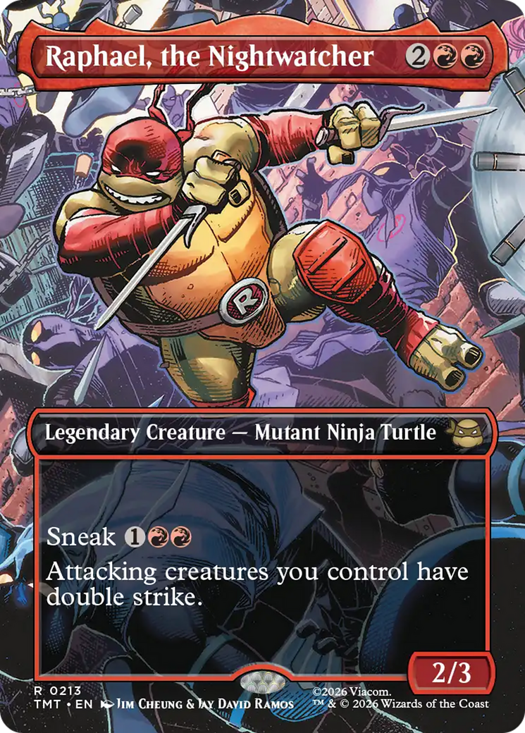 Raphael, the Nightwatcher (Borderless) [Teenage Mutant Ninja Turtles] | Gear Gaming Bentonville