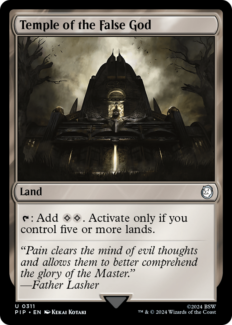 Temple of the False God [Fallout] | Gear Gaming Bentonville