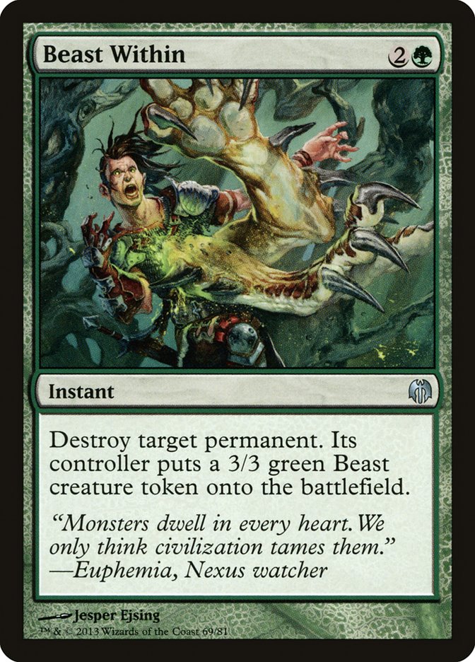 Beast Within [Duel Decks: Heroes vs. Monsters] | Gear Gaming Bentonville