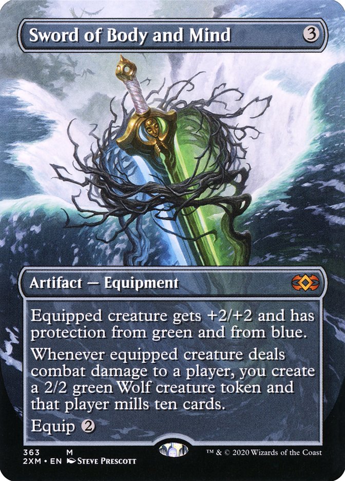 Sword of Body and Mind (Toppers) [Double Masters] | Gear Gaming Bentonville