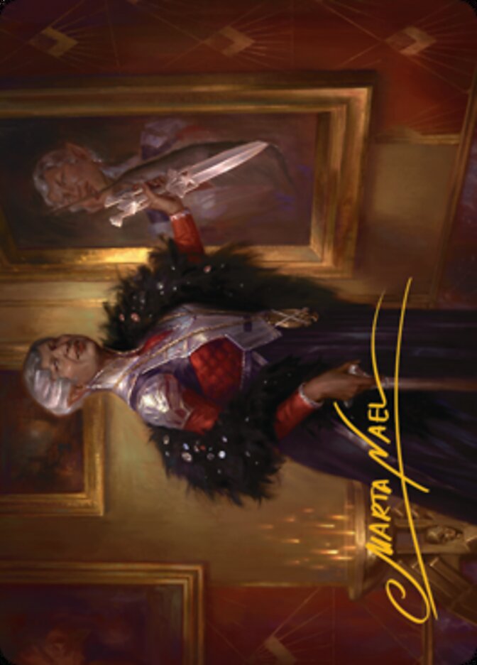 Evelyn, the Covetous Art Card (Gold-Stamped Signature) [Streets of New Capenna Art Series] | Gear Gaming Bentonville