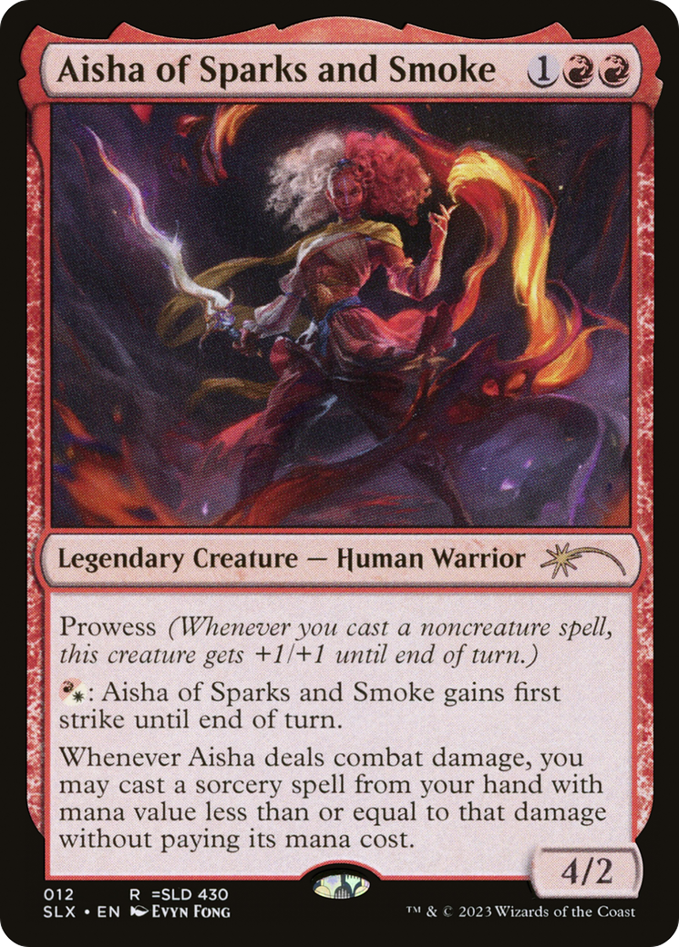 Aisha of Sparks and Smoke [Secret Lair: Universes Within] | Gear Gaming Bentonville