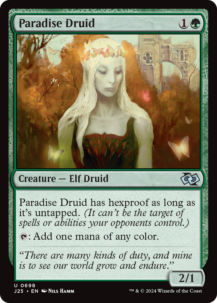 Paradise Druid [Foundations Jumpstart] | Gear Gaming Bentonville