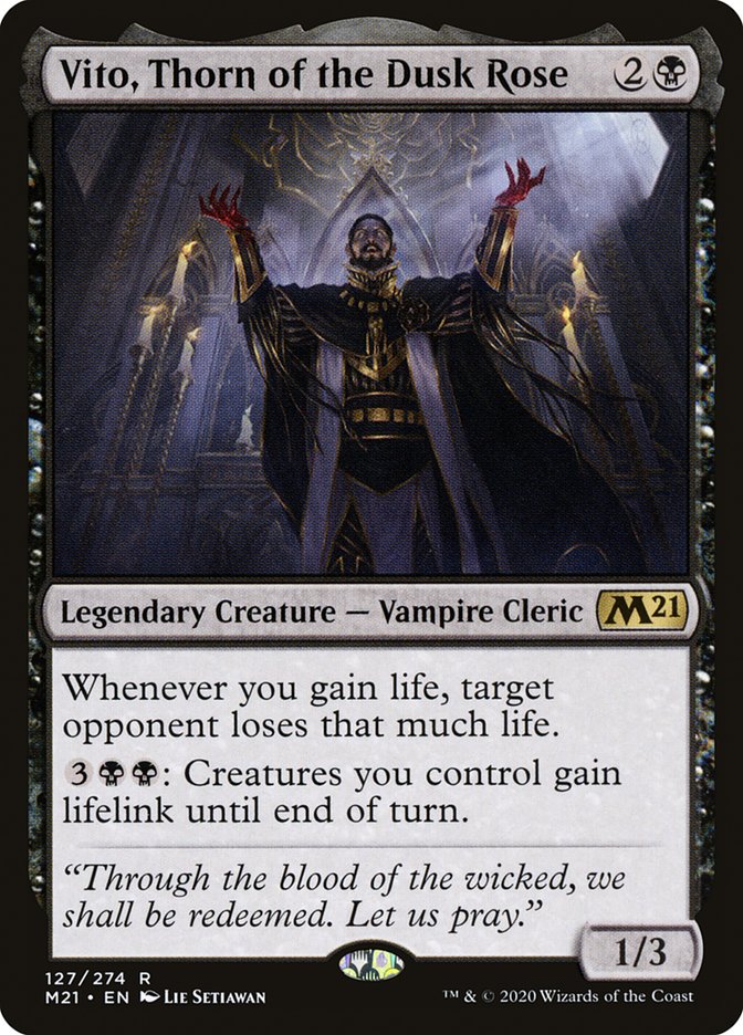Vito, Thorn of the Dusk Rose [Core Set 2021] | Gear Gaming Bentonville