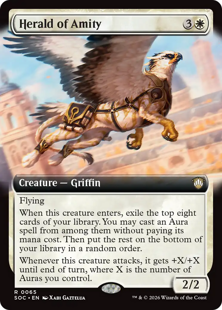 Herald of Amity (Extended Art) [Secrets of Strixhaven Commander] | Gear Gaming Bentonville