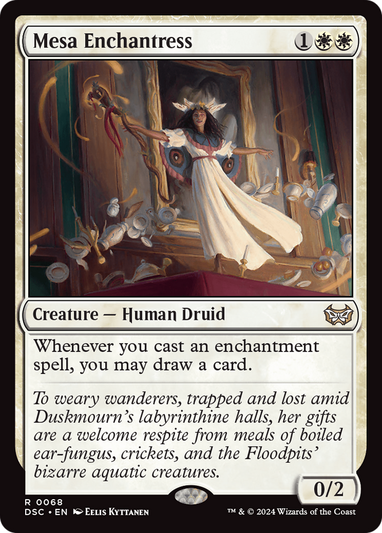 Mesa Enchantress [Duskmourn: House of Horror Commander] | Gear Gaming Bentonville