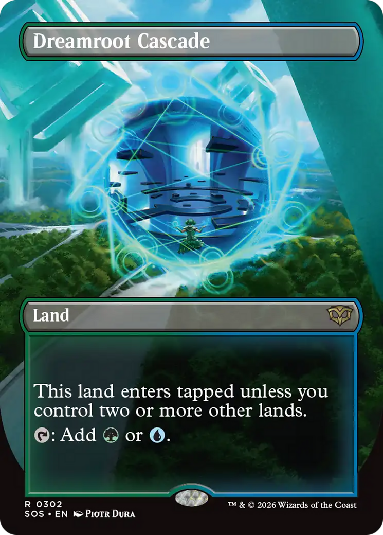 Dreamroot Cascade (Borderless) [Secrets of Strixhaven] | Gear Gaming Bentonville