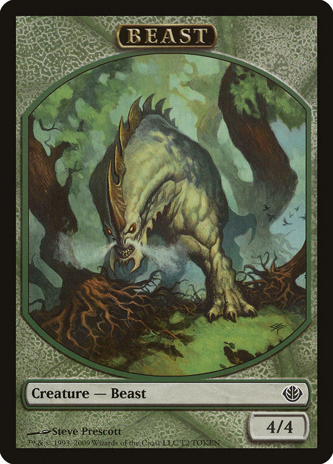 Beast Token (T2) [Duel Decks: Garruk vs. Liliana Tokens] | Gear Gaming Bentonville