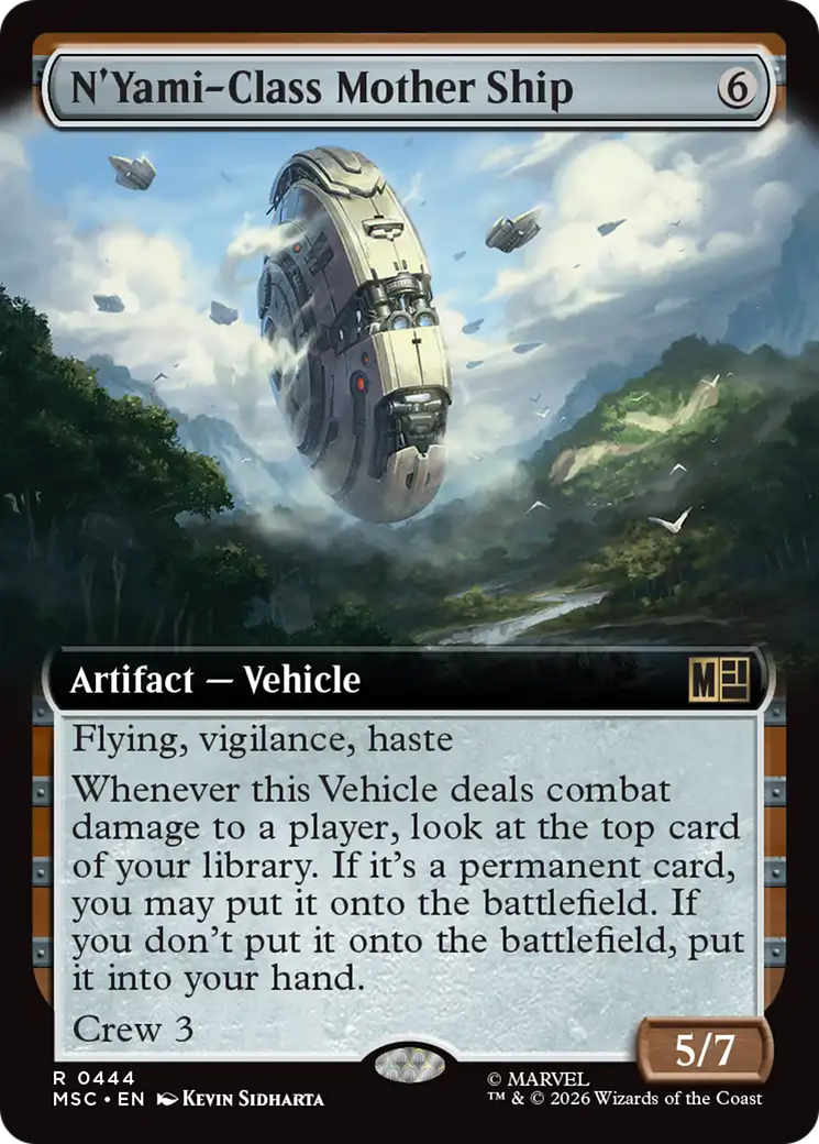 N'Yami-Class Mother Ship (Extended Art) [Marvel Super Heroes Commander] | Gear Gaming Bentonville