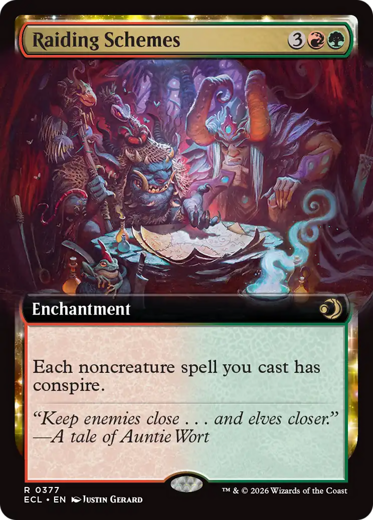 Raiding Schemes (Extended Art) [Lorwyn Eclipsed] | Gear Gaming Bentonville
