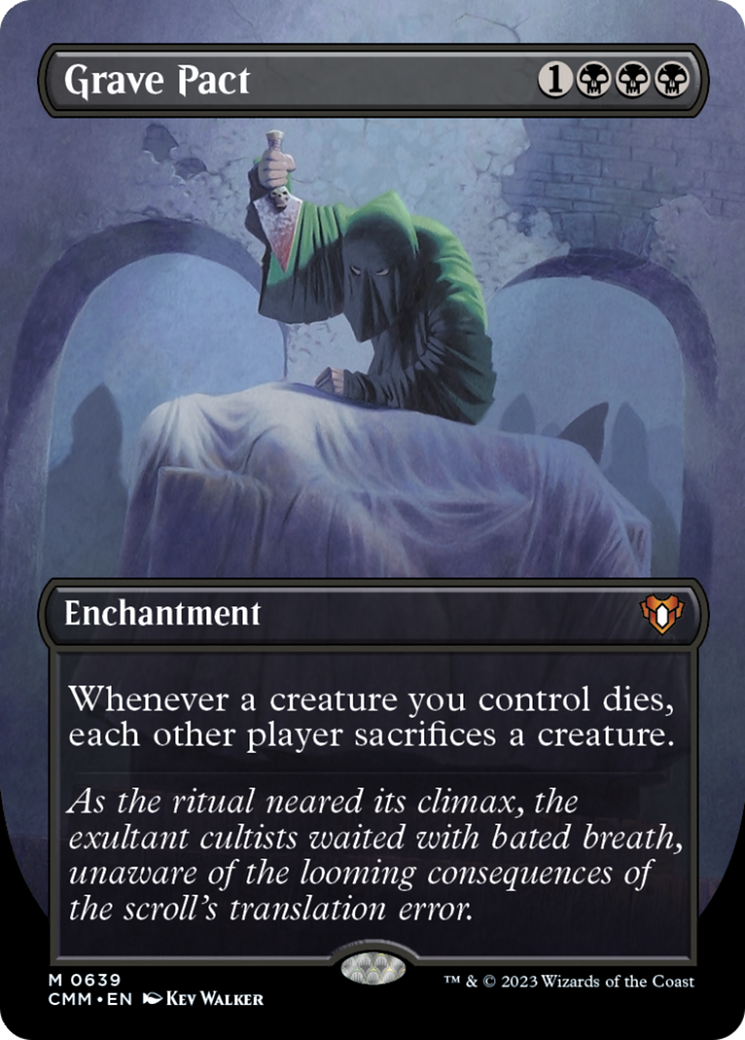 Grave Pact (Borderless Alternate Art) [Commander Masters] | Gear Gaming Bentonville